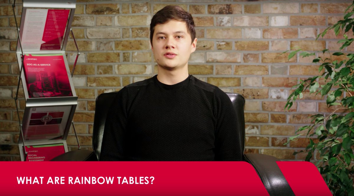 JUMPSEC's tweet image. What are Rainbow Tables? William from JUMPSEC’s expert penetration testing team talks about Rainbow Tables and what they are and how they are used in password #rainbowtable #passwordcracking #CyberSecurity

youtu.be/aCGEkrWSJi0