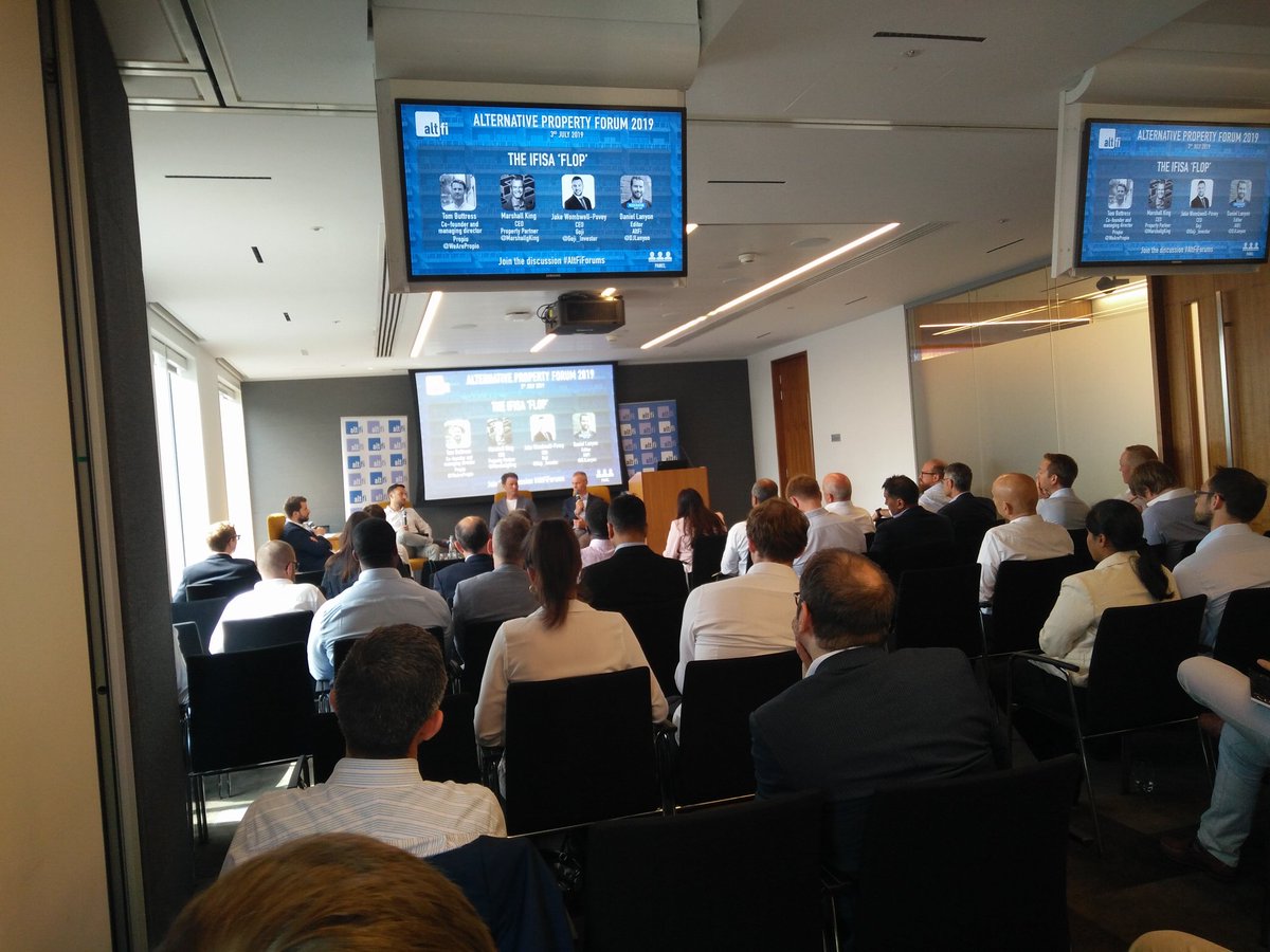 david_genn's tweet photo. Great to see Jake speaking at #AltfiForums on the growth of IFISAs. @Goji_investor https://t.co/eC0EXjVs1L