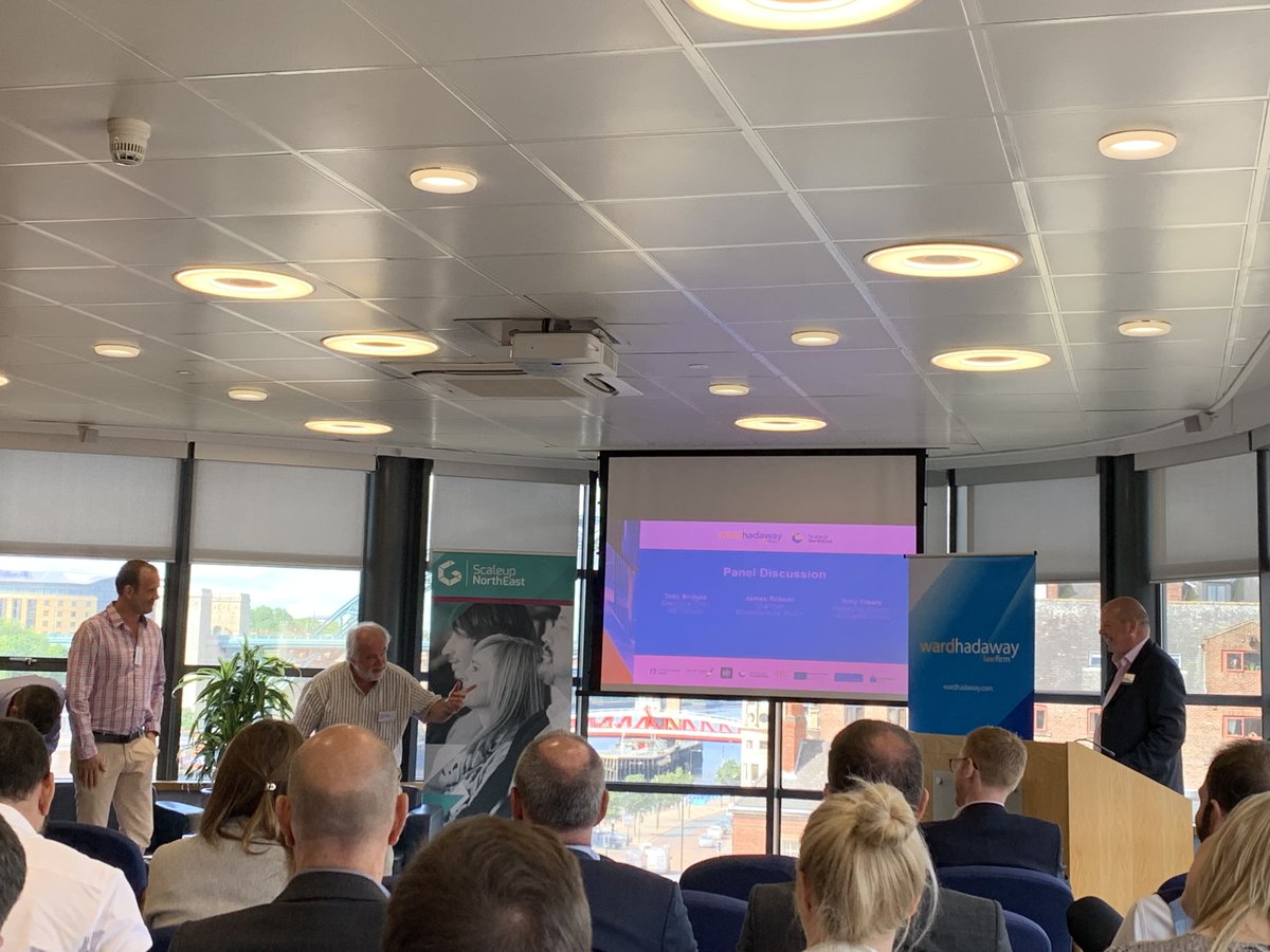WardHadaway's tweet photo. Some fantastic lively debate at this morning’s #scaleup panel event in our #Newcastle office where @RTCNorth @TheNBTGroup @LanchesterWines @entforum and @NELEP gave us their insight into successfully growing your business. Thanks to everyone who came along! https://t.co/buIbmiu2QO