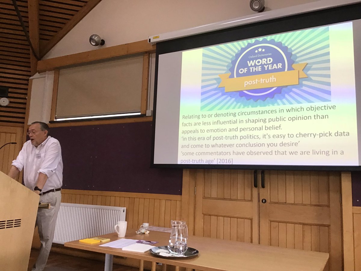 ProfArleneHH's tweet photo. @rupertwegerif is speaking my language at #oracy19! He highlights #Socrates, #fakenews & #posttruths in his @OracyCambridge talk. My #research on #Classical #rhetoric & #critical #literacy was featured in the 2018 @literacy_trust parliamentary report https://t.co/ZFESstyKpK https://t.co/3Zb8Jbf1uR