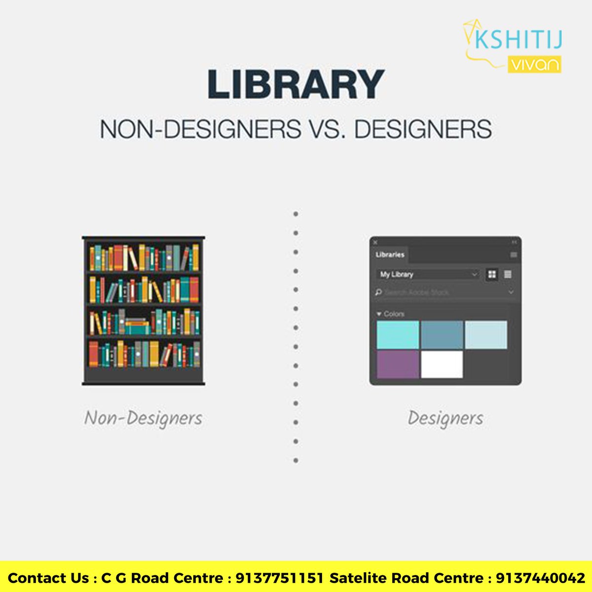 MaacAhmedabad's tweet photo. Non-Designers VS. Designers!!!
https://t.co/PKQ45rXetG
#NonDesigner #Vs #Designer #Animation #AnimationCourses #DesigningTips #DesignCourses #DesigningIdeas #Kshitijvivan #KshitijVivanDesign #KshitijVivanAcademy #KshitijVovanAnimationCourses #KshitijVivanAhmedabad https://t.co/tA2mG6YaJ1