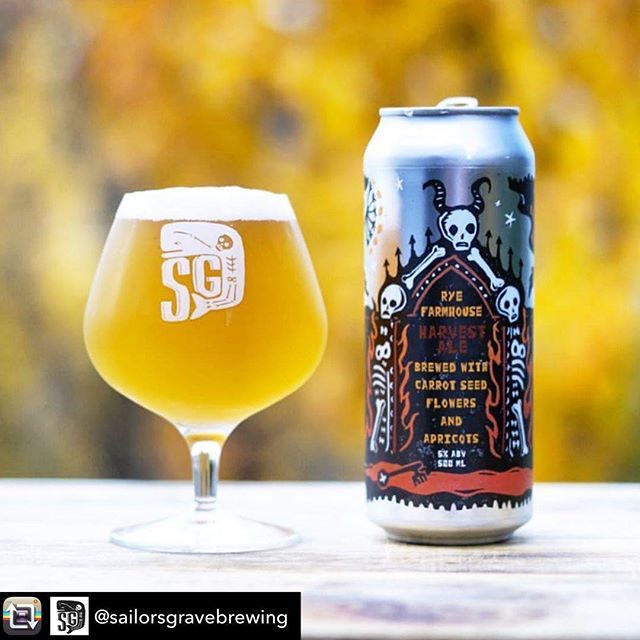 Repost from @sailorsgravebrewing

Rye Harvest Ale - on shelves shortly 🧡 brewed with locally grown Spartacus barley grown by our comrades @bonaccord_ingram and malted by @voyager_craft_malt Chinook hops grown by @ryefield_hops organic apricots from @murrayvieworganics and ou…