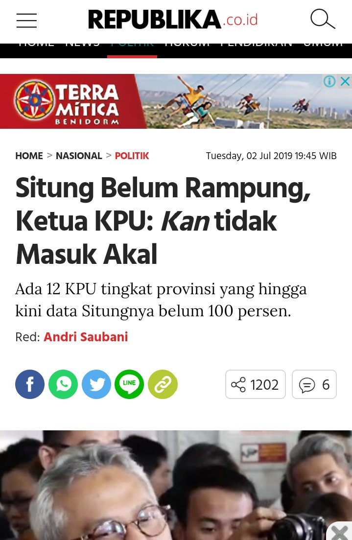 Pemilu paling brutal, ketika semua anak negeri dipaksa harus mengakui hasil pemilu penuh kecurangan 

Sementara kebobrokan terjadi dan menjadi bukti dimana-mana 

Dosa kalian <a href="/Humas_MKRI/">Humas Mahkamah Keluarga</a>, <a href="/KPU_ID/">KPU RI</a>, <a href="/bawaslu_RI/">Bawaslu RI</a> dunia akhirat tak akan terbayarkan

Terlaknatlah kalian!