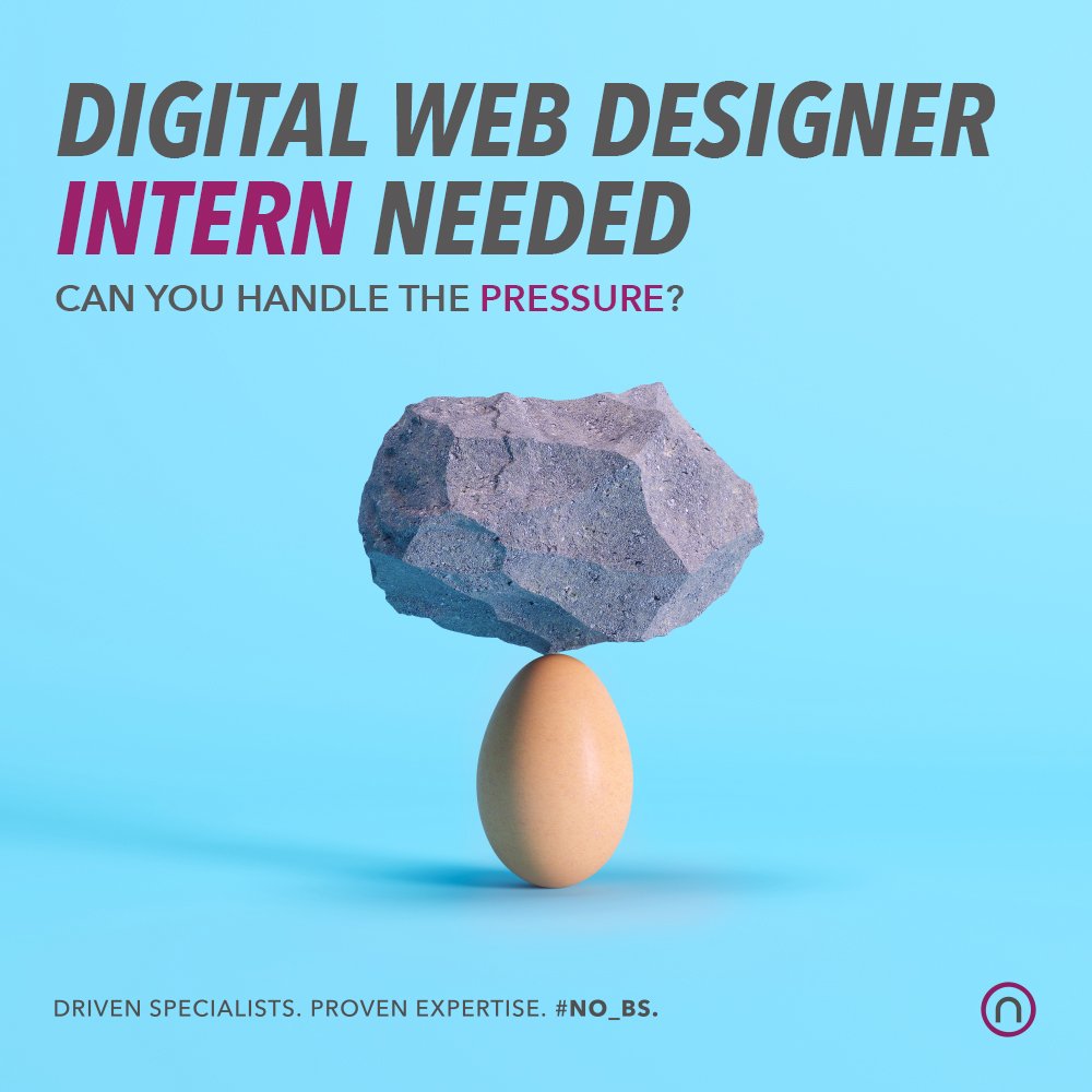 That's right creative souls, we are looking for a web design intern with a little backbone and a lot of talent. A note here - WEB DESIGN is what's needed so if you have zero experience in terms of web/digital-related work then this opportunity is not for you.
#NoRoom4Egos #NO_BS