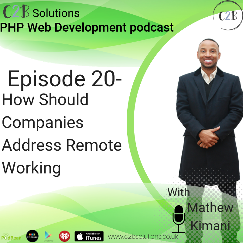 Bx3Kimani's tweet photo. Check out Episode 20 of our PHP Podcast with @mattkimani This episode is about How Companies Should Address Remote Working. Listen in here -> https://t.co/ydg9hse9ry
#PHP #PHPpodcast #WebDeveloper #WebDeveloperPodcast #C2BPodcast #C2BPHPpodcast #PHPwebDevelopment #remoteworking https://t.co/wahv7srhYQ