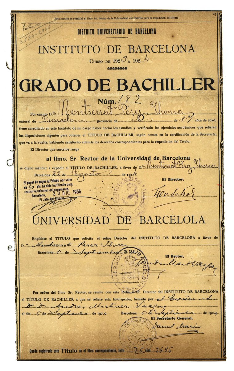 ArxiuUB's tweet image. Quan la @UniBarcelona era la "UNIVERSIDAD DE BARCELOLA"... #errades #lapsus #riuamblarxiu