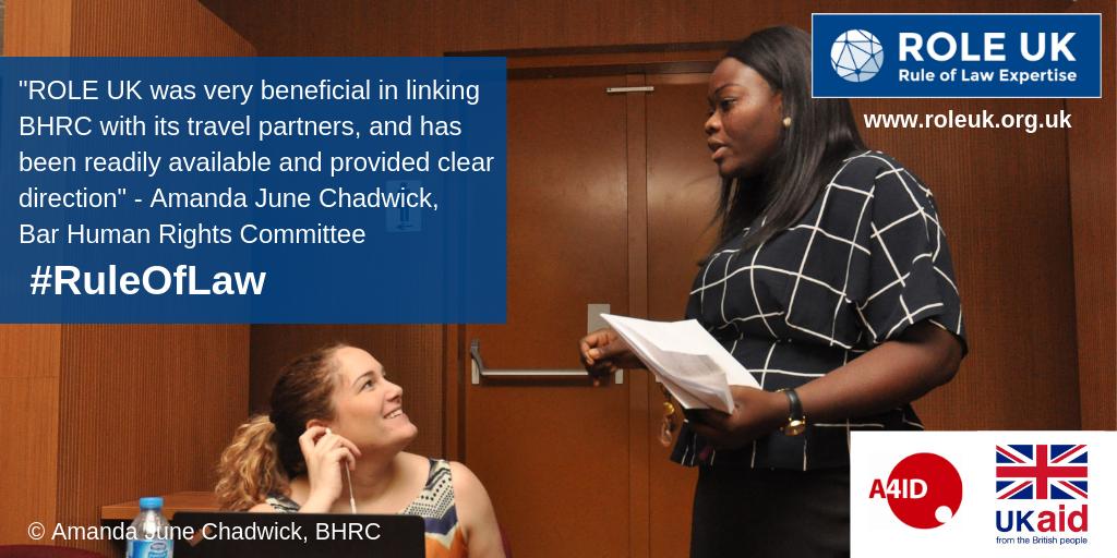 We’re pleased to bring stakeholders from across the #legal and #development sectors together today in celebration of international #RuleOfLaw #probono legal assistance and the launch of our new programme <a href="/DFID_UK/">DFID</a> <a href="/a4id/">A4ID</a>