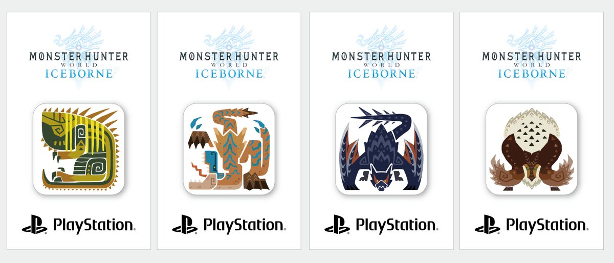 モンスターハンターワールド アイスボーン公式 Ps祭で Mhw アイスボーン を試遊した方には Mhw アイスボーン Playstation祭オリジナルt シャツ モンスターアイコンポッティングステッカーを フォトスポットで写真をsns投稿した方にはモンスター