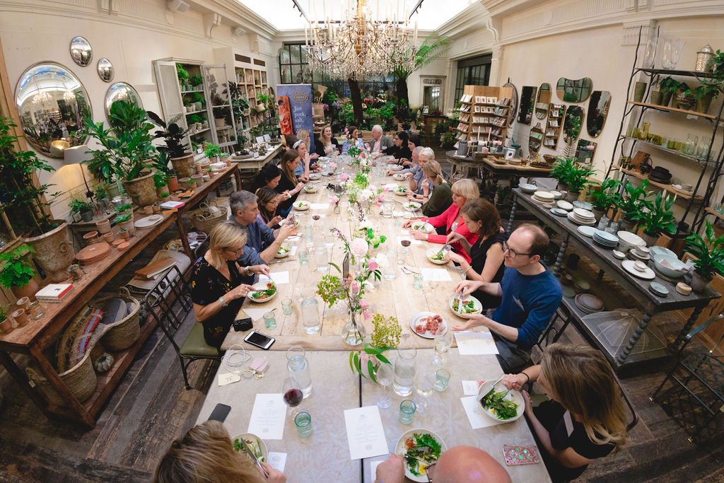 BrandDialogueUK's tweet photo. We always have a great time chatting to journalists and bloggers at our #PressEvents. #Throwback to #ParmaHamAtPetersham last week with a delicious menu created by @damian_clisby for @ParmaHamUK https://t.co/nKFGq6bZVR