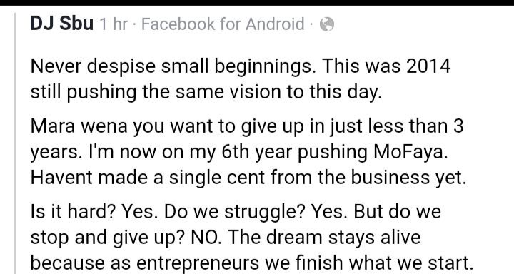 LtdPaiv's tweet photo. Our Motivation today comes from iGrootman @djsbu #DJSbu, As PAIV Ltd we keep on hustling because the vision is bugger than the profit so if you have a brand/business of any type that's proudly South African contact us so we can help you reach many clients 🇿🇦 https://t.co/iIPePevsmD
