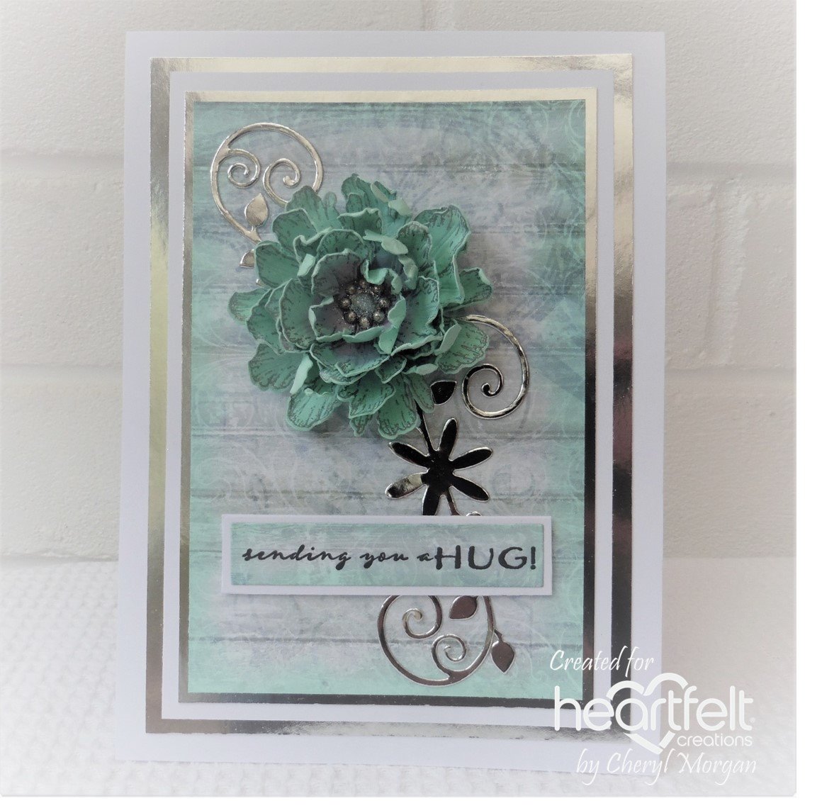 Inspiration #wednesday at #HeartfeltCreations, this is my #sweetpeony hug #card