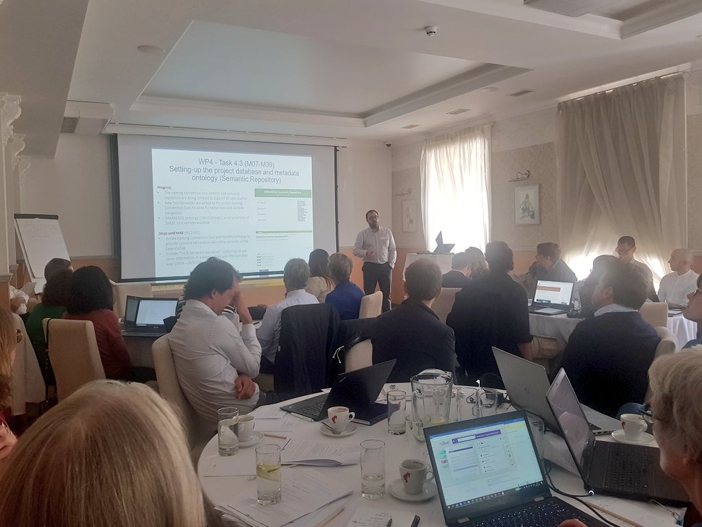 SIM4NEXUS's tweet image. Many actions &amp;amp; tasks completed over the last months! Our #Workpackage leaders sharing with us the progress on the ➡️ #Science of the #Nexus; ➡️#System #dynamics #modelling ➡️#Knowledge elicitation engine &amp;amp; #SeriousGame ➡️ Implementing #nexuscompliant practices