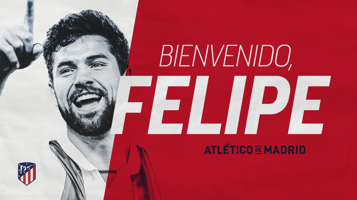 Felipe, anunciado como nuevo jugador del Atlético (Foto: ATM).