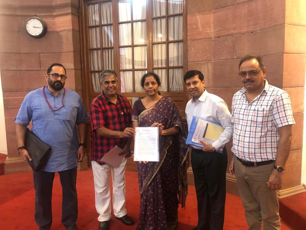 Rajeev Chandrasekhar 🇮🇳 (@rajeevrc_x) on Twitter photo Met the homebuyers delegatn from <a href="/FightForRERAInd/">Forum For People's Collective Efforts (FPCE)</a> n also took them to meet FM <a href="/nsitharaman/">Nirmala Sitharaman</a> ji with to submit their rqsr to provide relief to homebuyers in #Budget2019.
RERA bill by <a href="/narendramodi/">Narendra Modi</a> govt makes citizens' rights guarantees a reality <a href="/HardeepSPuri/">Hardeep Singh Puri</a> Met the homebuyers delegatn from <a href="/FightForRERAInd/">Forum For People's Collective Efforts (FPCE)</a> n also took them to meet FM <a href="/nsitharaman/">Nirmala Sitharaman</a> ji with to submit their rqsr to provide relief to homebuyers in #Budget2019.
RERA bill by <a href="/narendramodi/">Narendra Modi</a> govt makes citizens' rights guarantees a reality <a href="/HardeepSPuri/">Hardeep Singh Puri</a>