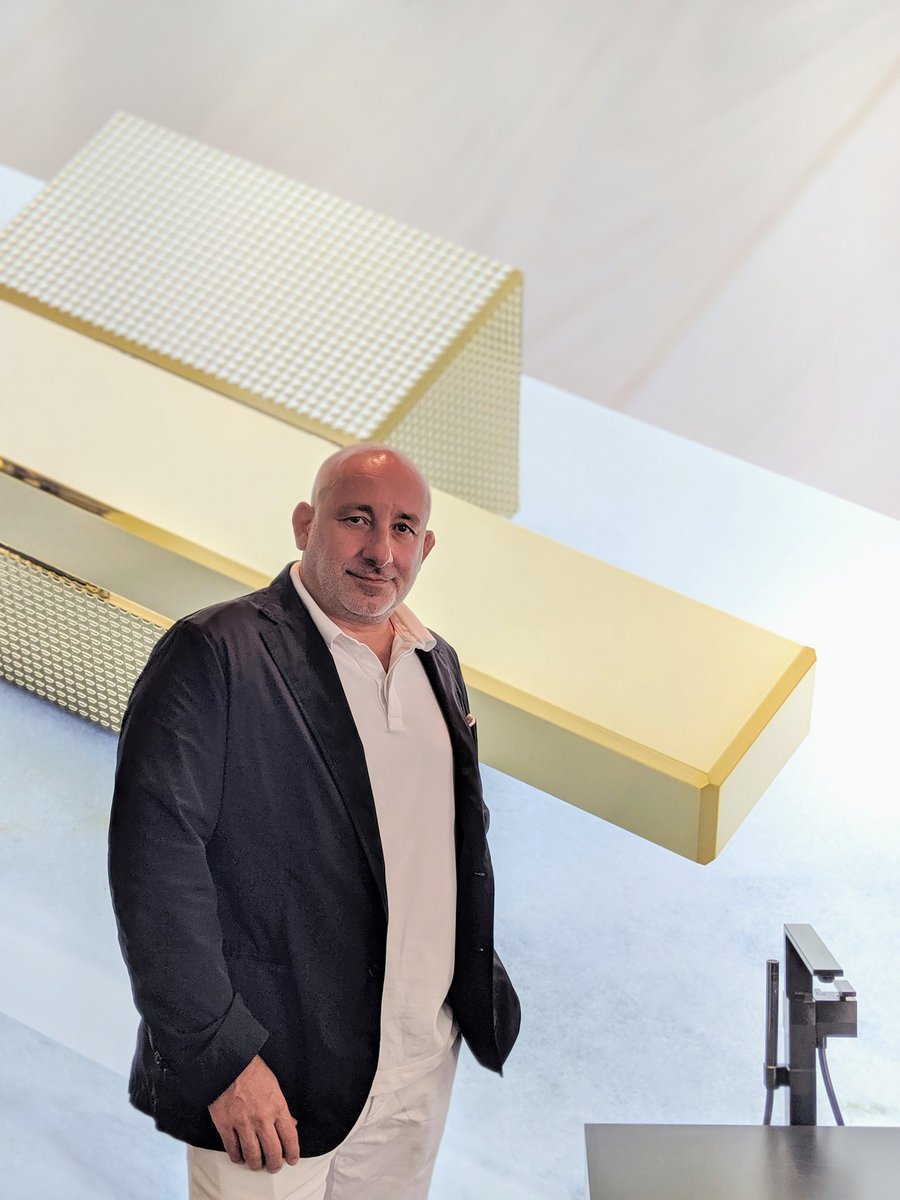 hansgroheUK's tweet photo. Launch day: We're excited to unveil our latest masterpiece, AXOR Edge at @ICALondon, created by world renowned designer, Jean-Marie Massaud.
#AXOR #Edge #Massaud https://t.co/5sPgK2ghv6