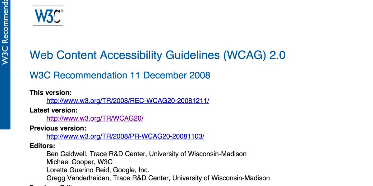 TaggedPDF's tweet image. What are the guidelines for accessibility? #taggedPDF
ed.gr/binwx