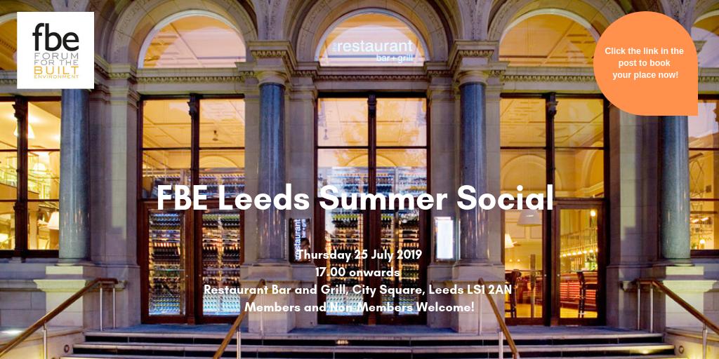 The sun is shining and the FBE Leeds Summer Social is now live for bookings! Come and join us for drinks and nibbles at the Leeds Restaurant Bar and Grill on Thursday 25 July. Click the link to book your place!
fbeonline.co.uk/regions-branch… #leeds #networking