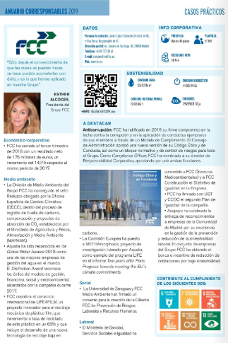 Consulta las buenas prácticas e iniciativas responsables de <a href="/FCC_Group/">FCC</a> en su #CasoPráctico del #AnuarioCorresponsables2019, con un resumen de su labor en materia de #RSE, #Sostenibilidad y #ODS 👉bit.ly/30ZSvOb