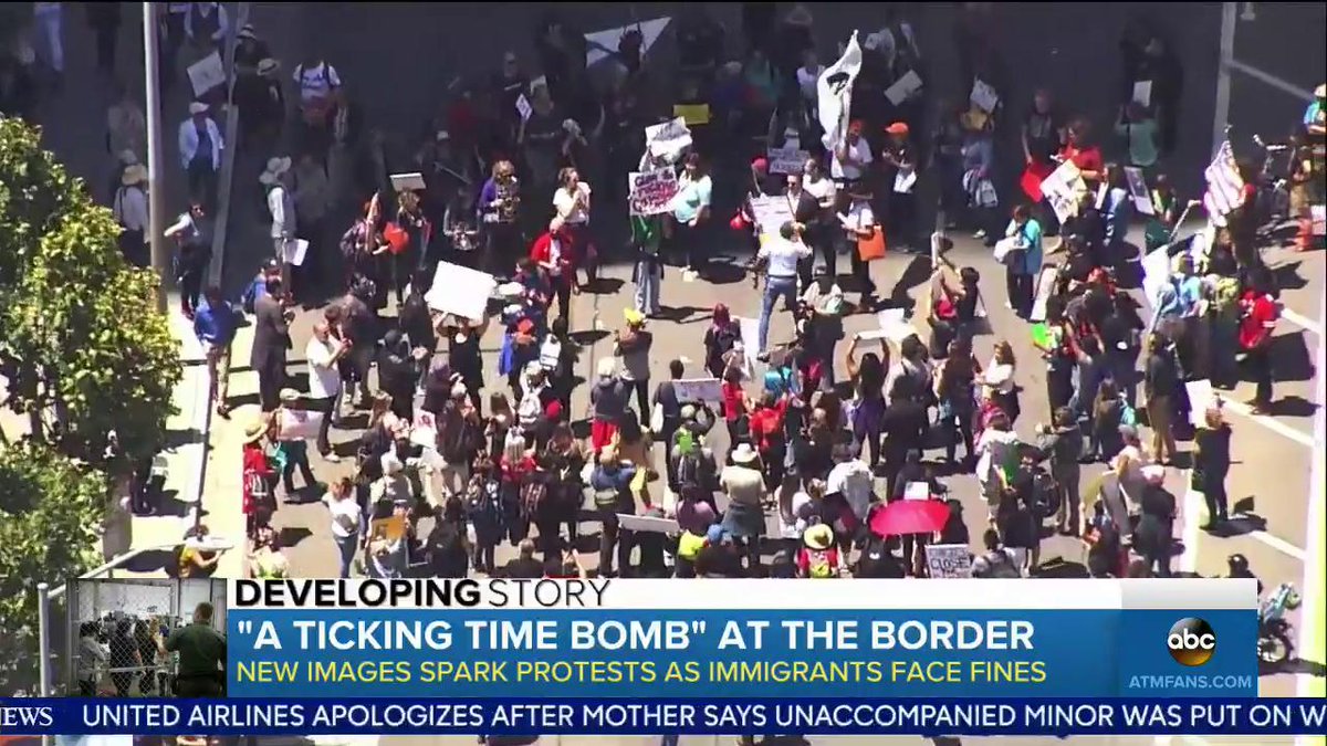 Outrage Mona Kosar Abdi Developing Outrage Treatment Migrants Detained Southern Border Continues Grow Sparking Protests Nation Abc News Mona Kosar Abdi Reports Abc World News Now Scoopnest