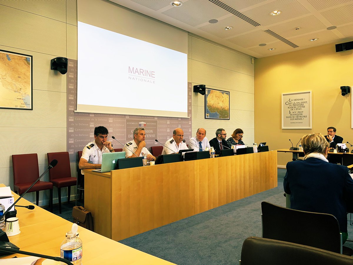 JCLarsonneur's tweet image. Audition de l’@amiralPrazuck. En réponse à l’activité de la sous-marinade russe, la flotte du Ponant sera renforcée de deux FDI (ex FTI) en 2024 et 2026. En sus des 4 FREMM, elle retrouvera donc son niveau d’antan. Une excellente nouvelle pour le port de Brest. #fildéfense