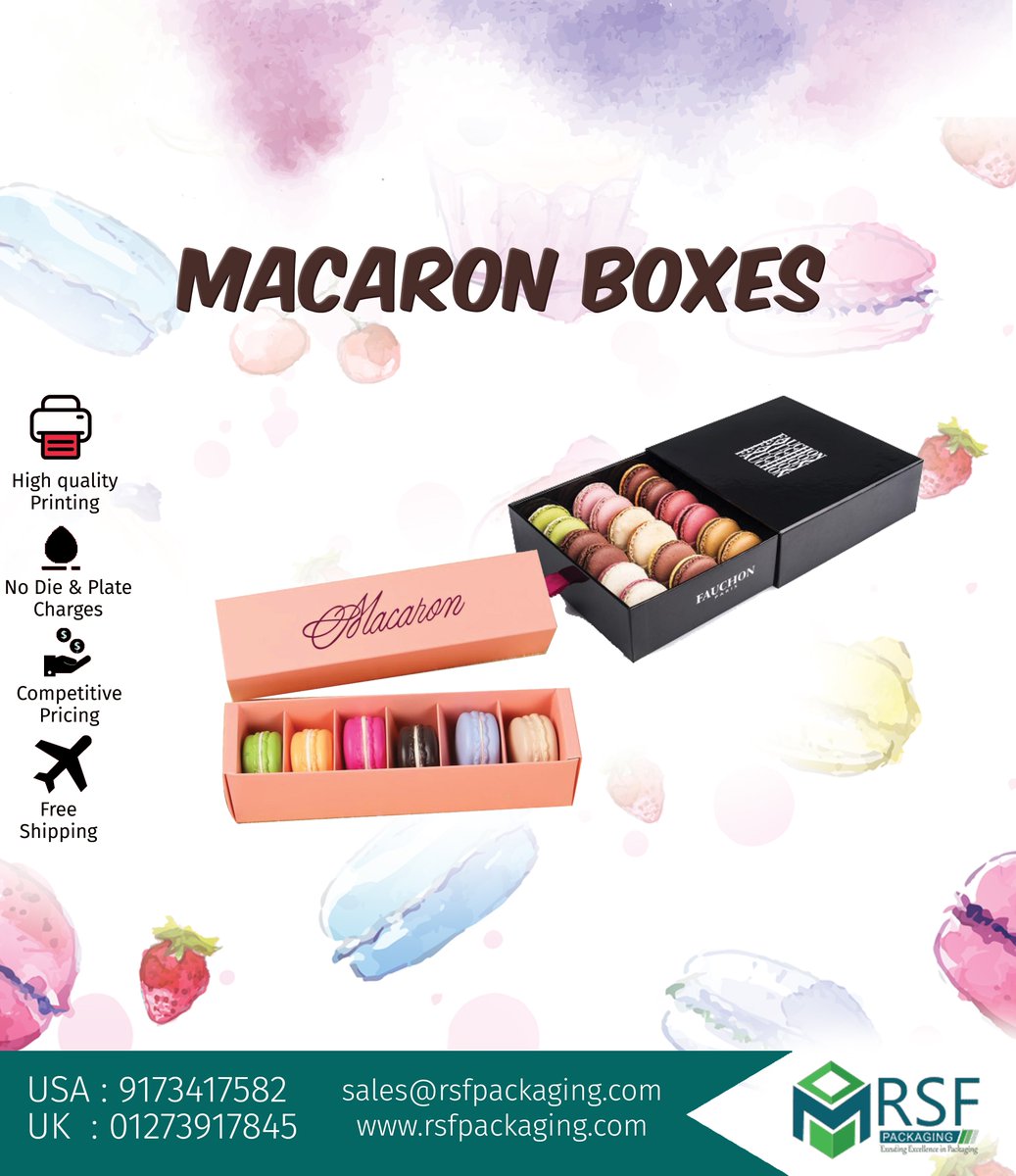 rsfpackaging's tweet image. Check out our macaron boxes selection for the very best in unique or custom, handmade pieces from our shops bit.ly/2xugVBS #rsfpackaging #macaronboxes #macaronbox #packaging #Concacaf #askmeek #SpiderManFromHome