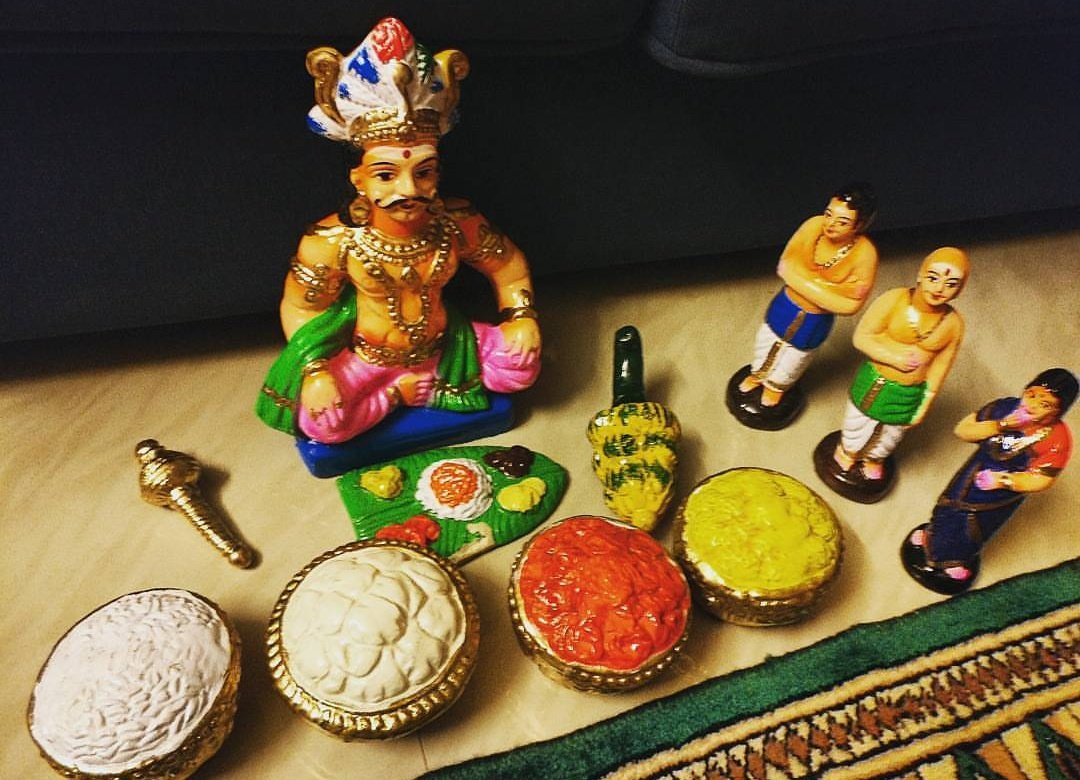 SVR has also inspired several other things including the traditional Navaratri Bommala Koluvu or Golu both in Andhra and Tamil Nadu. Check these images from different places!  The second one, I think, is from  @krupage's collection.  Long live SVR! 