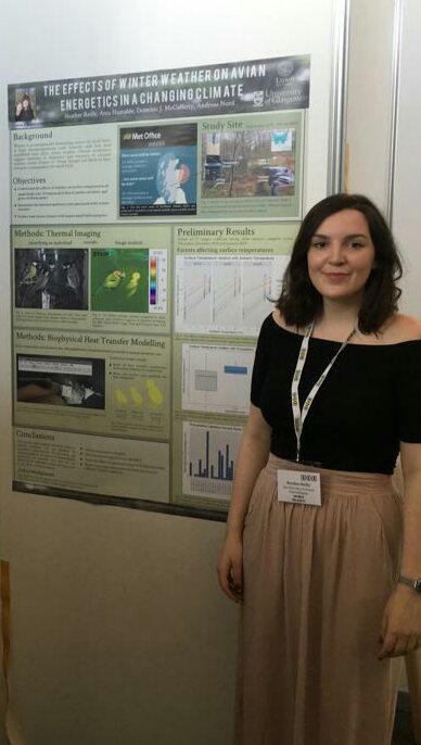 Pop down to A7.18 to see my poster about the effects of changing winter weather on bird energetics at <a href="/SEBiology/">SEB @sebiology.bsky.social</a> Seville! Excited to give my Pecha Kucha talk Thursday! #SEBAMM