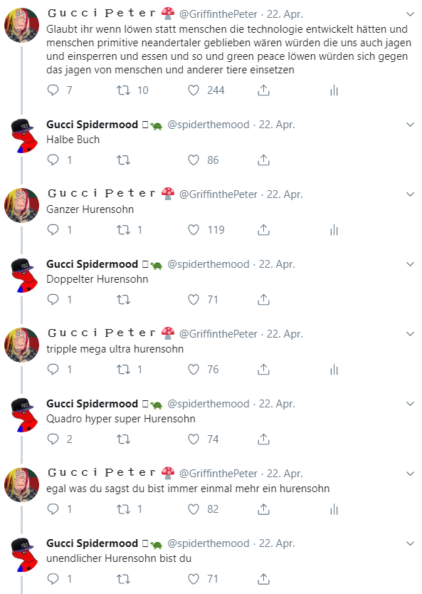 GriffinthePeter's tweet photo. wenn Gentlemans debattieren https://t.co/JQShCoJb7K