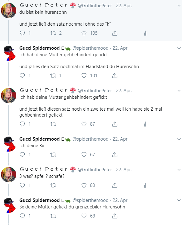 GriffinthePeter's tweet photo. wenn Gentlemans debattieren https://t.co/JQShCoJb7K
