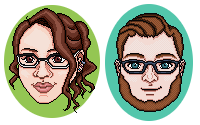 C_JointPoint's tweet photo. Made a set of #PixelPortrait Icons for @Jay_JointPoint and myself. It's my first try at something like this, and I'm pretty happy with how they turned out. Hopefully I'll continue to learn more about this style in the future 😊 #pixelart https://t.co/farJjRn0Yg