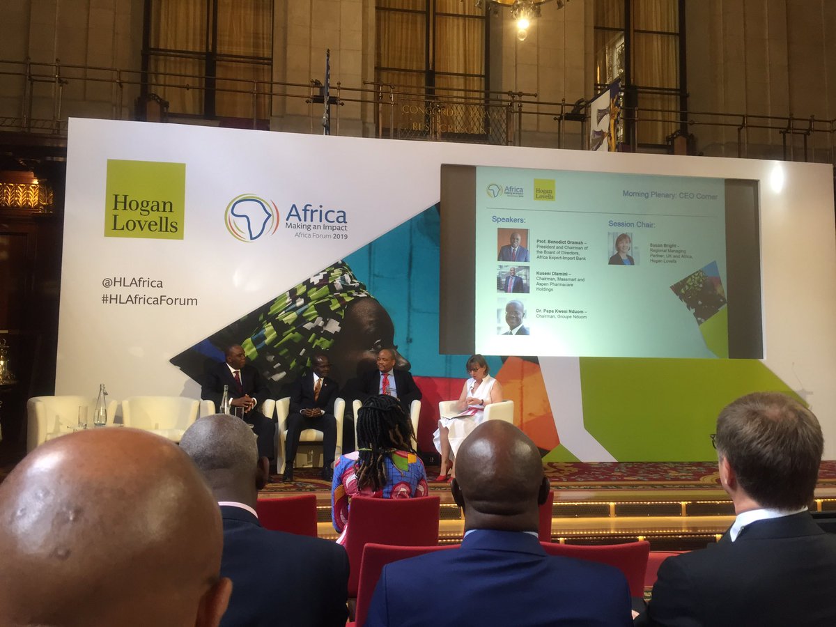 Great event at #HLAfricaForum on trade & Africa