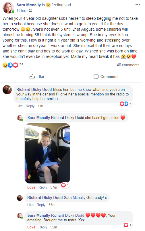 DickyDodd's tweet photo. #localradio is being able to do something so simple, that can be a huge deal for someone else.
Hopefully by giving Olivia a mention on my show this morning, I've helped this little girl have a smile instead of tears on her way into school
#NotfromLondon #LivefromWolverhampton https://t.co/Ukk9uJEgdF
