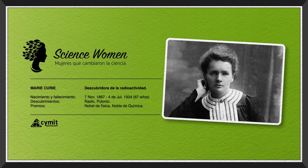 A lo largo de la historia la #mujer no ha sido reconocida como se merece. 
Han sido impulsoras de grandes cambios en diferentes áreas y en la actualidad siguen luchando por lograr la igualdad. 

Nosotros queremos reconocer sus contribuciones a la ciencia 👏

#Mariecurie 🙌