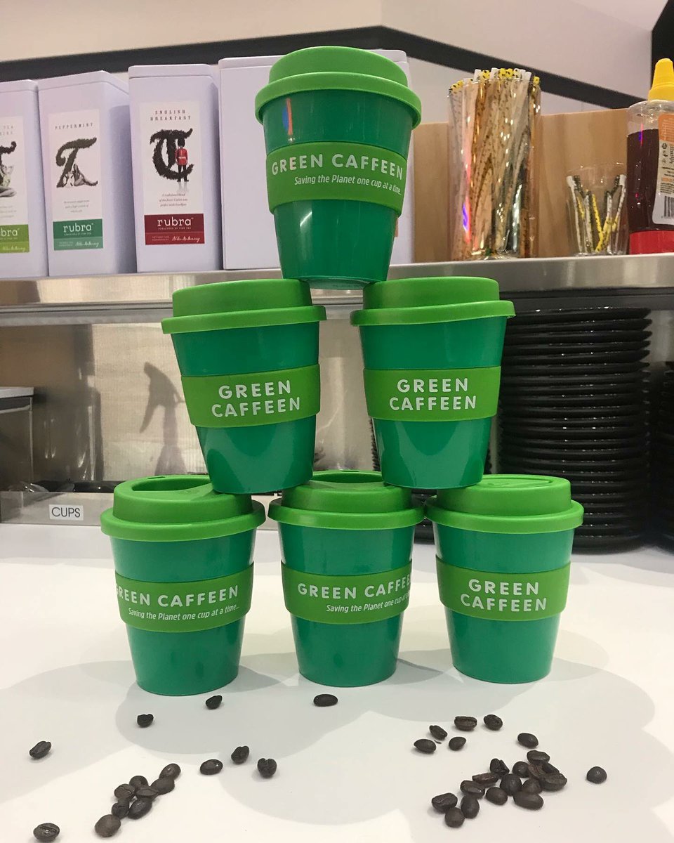 At Caffn8 we do as much as we can to minimise waste. We use all BioPak biodegradable/compostable packaging including the Art series range of takeaway cups and straws. We are also a member of the GreenCaffeen group of cafes which gives you access to a free to use keep cup