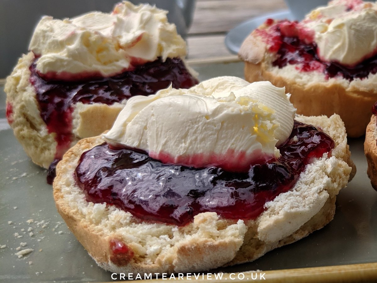 If Strawberry is the choice of the traditionalist, then Chuckleberry is the preserve of the adventurous. Here at the picture-perfect Periwinkle Cottage tearoom. #jamfirst #chuckleberry