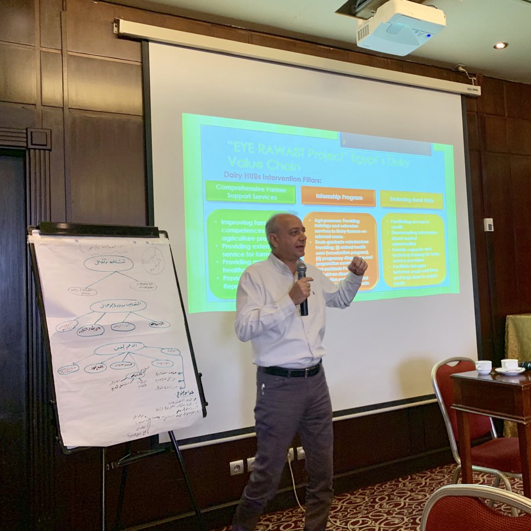 IBentchikou's tweet photo. We are pursuing our #valuechain facilitation course with the participation of Wael Refaat from #NorthAfrica for #agribusiness #development in Cairo, #Egypt 

@ILOTheLab @Msmeda_eg @ILOCairo #sustainability #marketsystems https://t.co/z7oFJTqpXp
