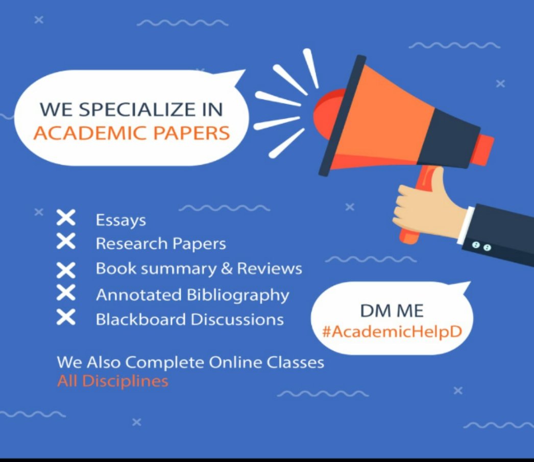 AcademicHelpD's tweet image. Best services, kindly dm for assistance