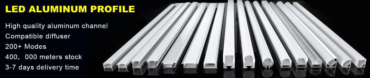 Led profiles for linear lighting