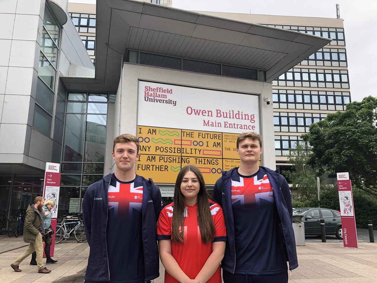 Today marks the start of <a href="/Napoli2019_ita/">Napoli 2019 Summer Universiade</a> World Student Games 2019✌️We have @PeterPickford <a href="/con_carpenter/">Connor Carpenter</a> <a href="/joelitchfield/">Joe Litchfield</a> &amp; Izzy Carpenter representing <a href="/sheffhallamuni/">Sheffield Hallam University</a> and #GBStudents out in Naples 🤽‍♂️🏊‍♂️🏹 Follow their stories on our Instagram and on here #wearehallam