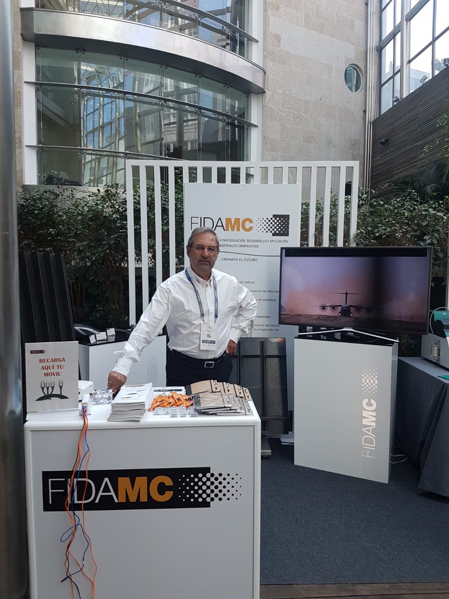 ecofunel's tweet image. Today 12: 40h at #MATCOMP19, Francisco J, Chamorro Alonso will do the presentation &quot;ECOFUNEL Project: New ad-hoc injection molding #composites with enhanced electrical features for airborne system&quot; in the Ziur room