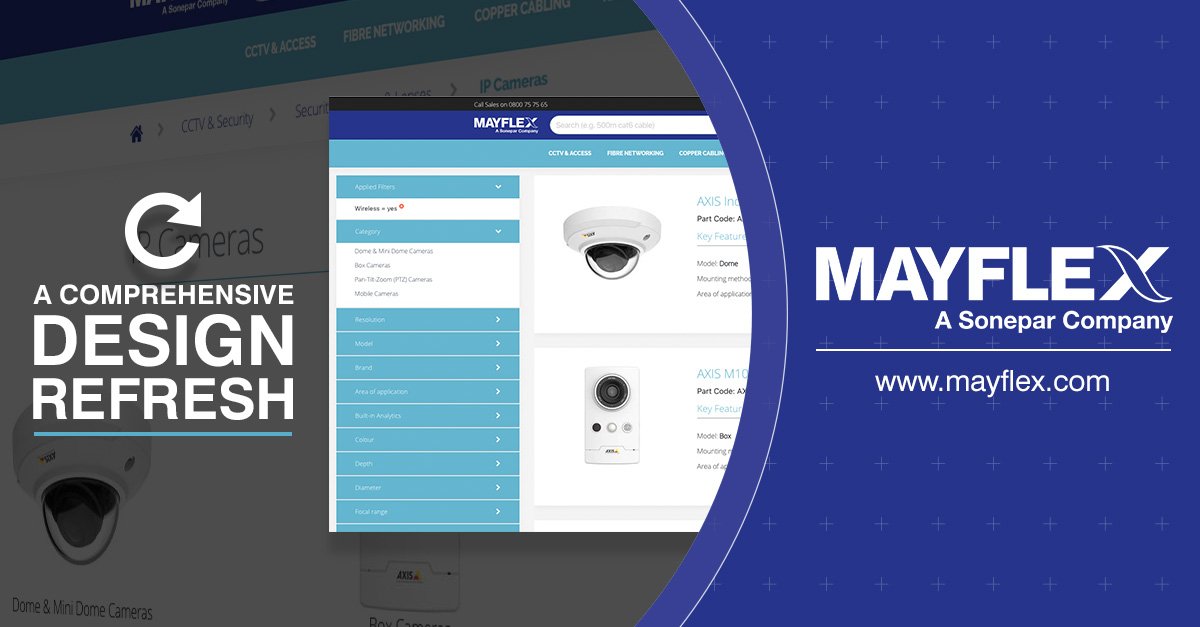 The Mayflex website is a great source of information which provides users with some impressive features. There are a number of great new benefits which provide an enhanced experience for customers who want to make their purchases from Mayflex online. bit.ly/2JWRgcI