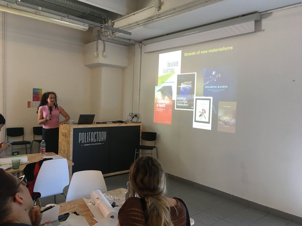 FIP_POLIMI's tweet photo. Thank you @AllPam for bringing #newmaterialisms in the conversation and practicing #assemblage with us to explore new knowledge. #designingrtdexperiments #researchthroughdesign @polimi @the_polifactory https://t.co/xMpmOtghRx