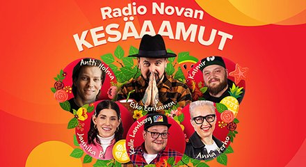 Radio Novan kesäaamuissa on parivaljakkona <a href="/EEerikainen/">Esko Eerikäinen</a> ja Antti Holma. Eskolla on ennustajan kykyjä sekä hamstrauksen jalo taito. Antti kertoo festarimuistoista, joihin liittyy poliisi.  radioplay.fi/podcast/radio-… @novasuomi