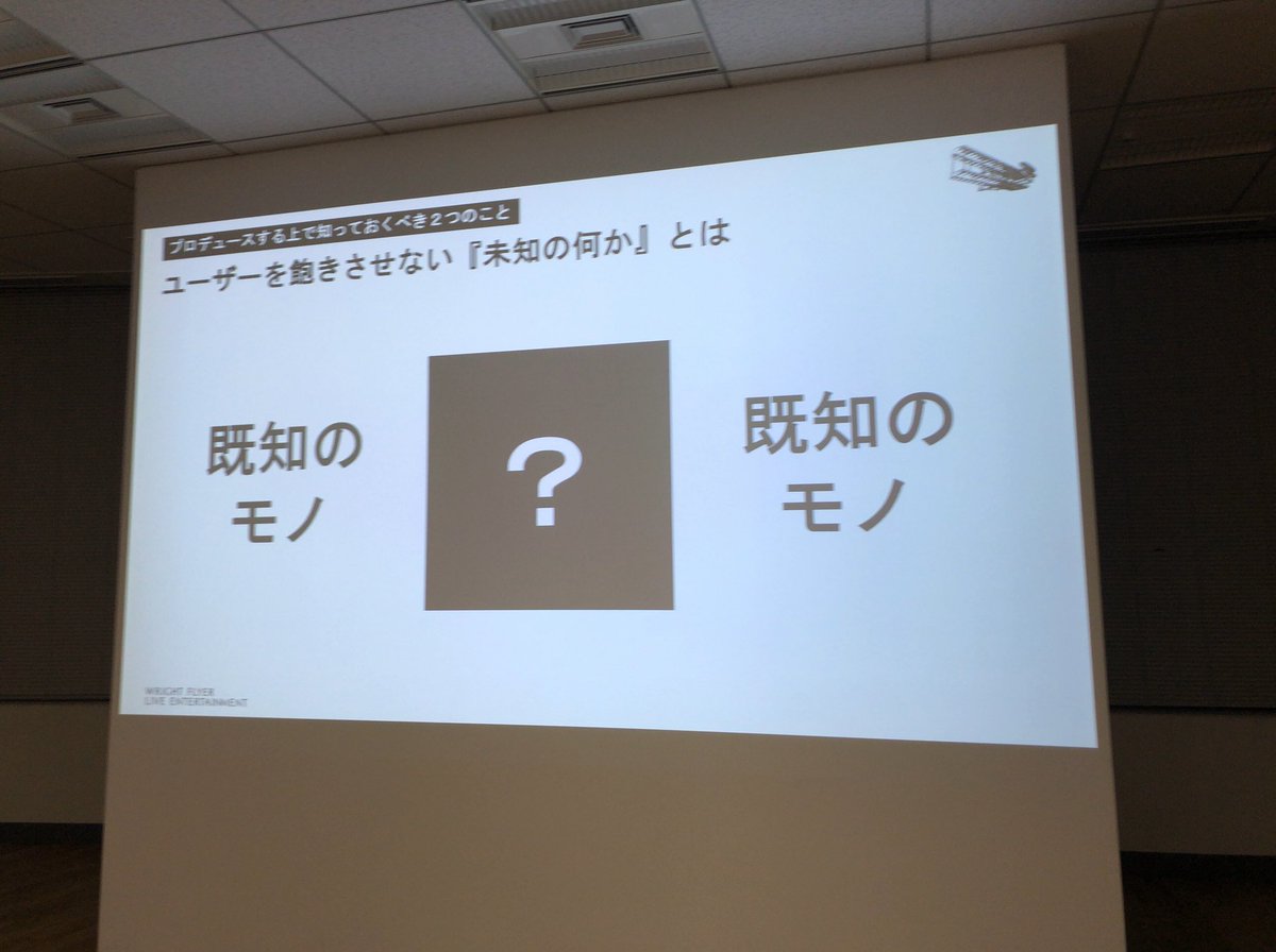 xR_NakanoHito's tweet photo. #WFLE_VHM2
未知は未知でも
未来すぎるものは最早ufoのようなものになってしまいますね
事例のように電話×パソコンはスマホ
の方程式のように
ユーザーに体験できるものに落とし込まなければならない所は大いに共感します https://t.co/0tdPSSdji9