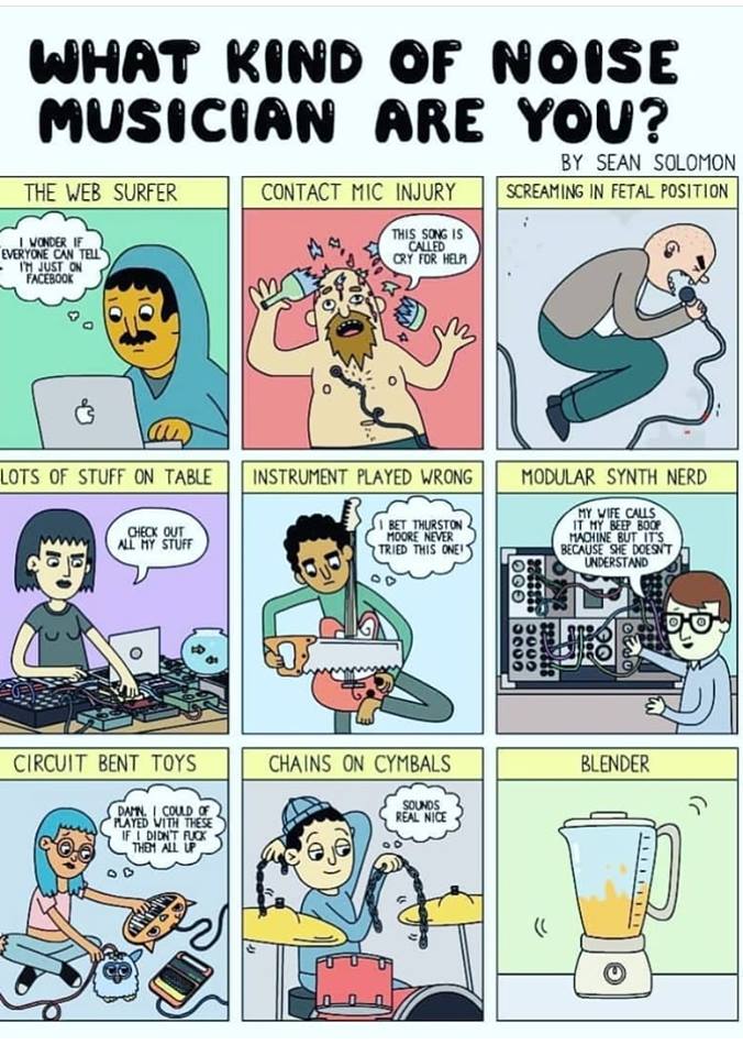 DurrantPhil's tweet photo. What Kind of #noise musician are you? https://t.co/5EfGbVa9CR