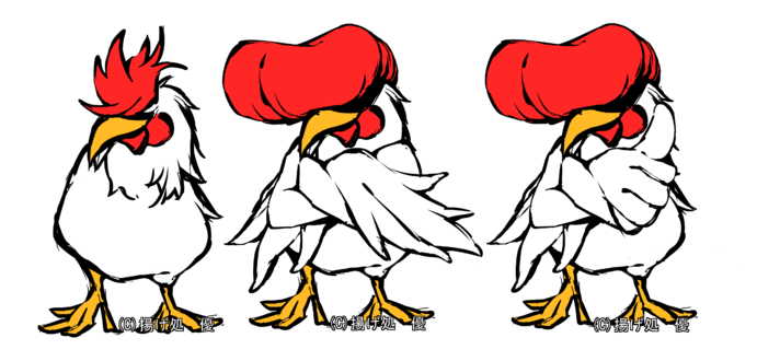 古丹 Co2 No Twitter 揚げ処 優さんのマスコットキャラクターデザインをさせていただきました キャラクターデザイン 鶏 ニワトリ 絵仕事募集