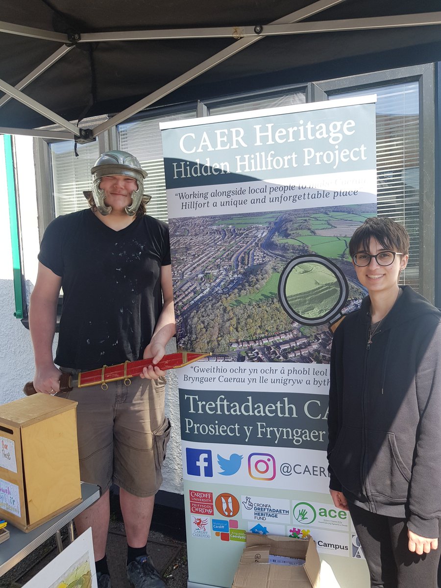 #HiddenHillfort is at the Dusty Forge today 11am-2pm for @elycaerau ACE Open Day. Come on over &amp; find out more about the project! <a href="/CUHistArchRel/">Cardiff Uni History, Archaeology and Religion</a> students Shona &amp; Tadhg are here to help! 

<a href="/HeritageFundCYM/">Cronfa Treftadaeth y Loteri Genedlaethol</a> @fmwales <a href="/PEBradbury/">Peter Bradbury</a> <a href="/Cardiffuninews/">Cardiff Uni Comms</a>