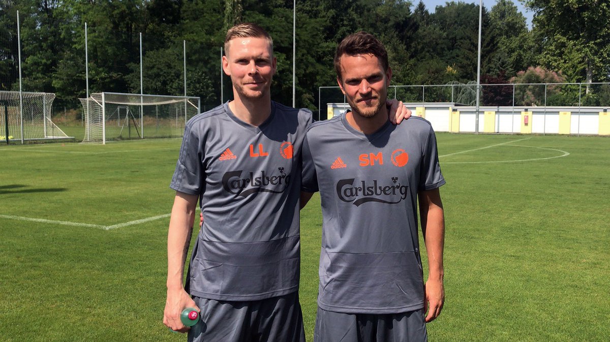 FCKobenhavn's tweet photo. Nye ansigter i staben: U19-assistenttræner Stefan Madsen er med i Østrig som assistenttræner for førsteholdet, og Lasse Lindbjerg er fastansat som fysioterapeut #fcklive https://t.co/LAq1xe9E60 https://t.co/WTfFGruVBJ