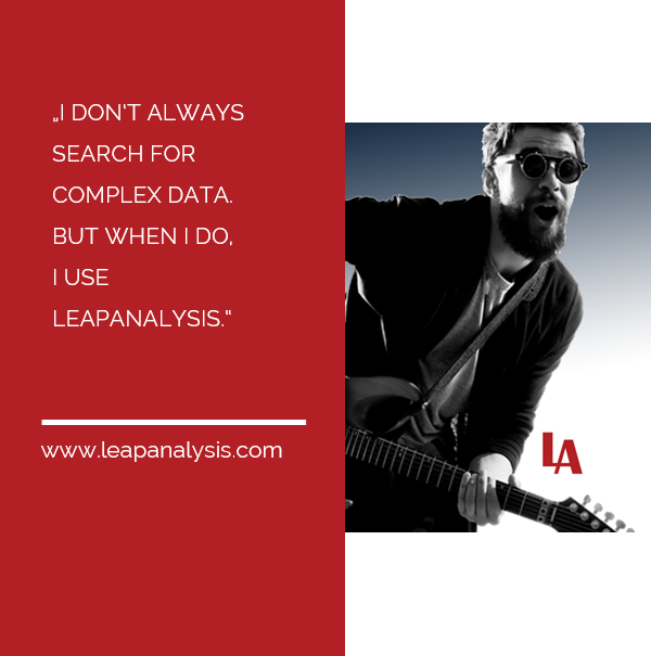 #quoteoftheweek LeapAnalysis (LA) is the most pragmatic and innovative way to retrieve widespread data and make data driven decisions for your business. Schedule a demo today. lnkd.in/dKBJh5e  #biganalysis # #datadrivendecisions  #pragmaticai