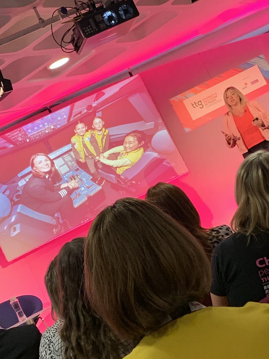 How amazing is it that #brownies now have a coding badge and an aviation badge and that <a href="/easyJet/">easyJet</a> <a href="/easyJet_press/">easyJet Press Office</a> are involved. They go out into schools to create awareness to young girls around aviation and that they could have a career #ttgdiversity